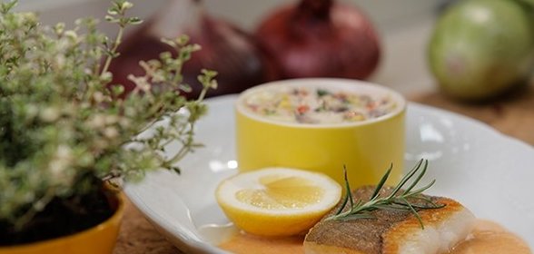 Палтус с хрустящей корочкой