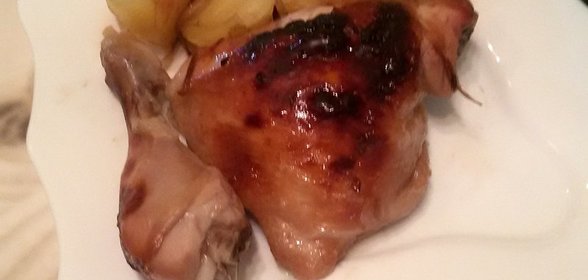Курица на гриле в цитрусовом соусе с медом