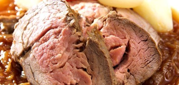 Шатобриан в соусе из красного вина