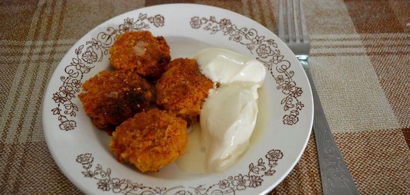 Мини котлеты из нута