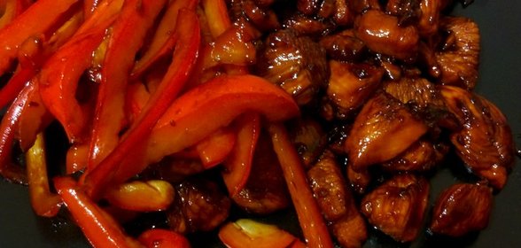 Курица в карамели по‑китайски