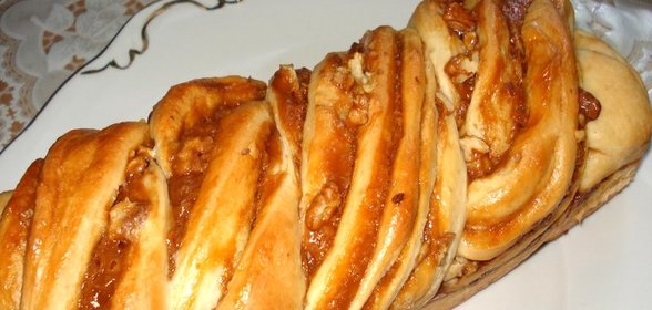 Лаваш со сгущенкой