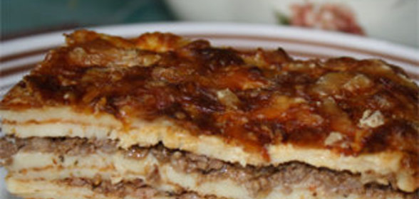 Блинная лазанья