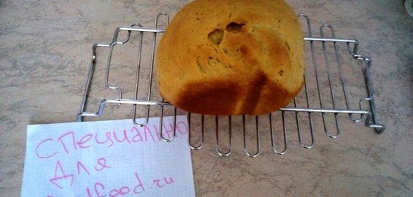 Хлеб со специями в хлебопечке