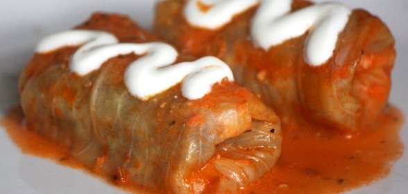 Гречневые голубцы с грибным ассорти