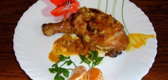 Курица в соусе китайский мандарин