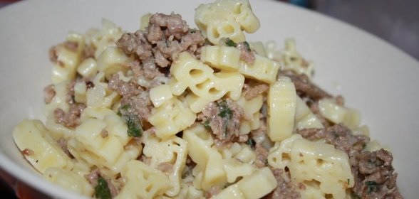 Детские макароны По-флотски