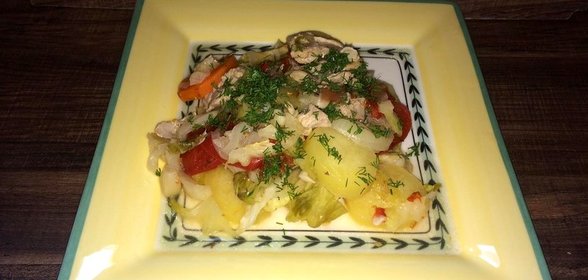 Дымляма с курицей