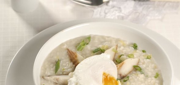 Ризотто с копченой рыбой