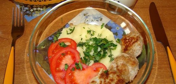 Пышные котлеты из фарша свинины