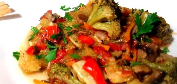 Рагу с брокколи