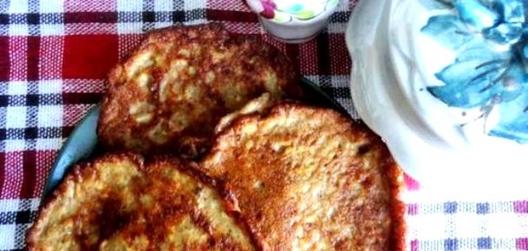 Печеночные оладьи с сыром