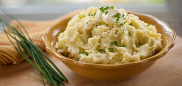 Картофельное пюре с травами