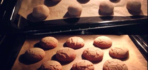 Хрустящее имбирное печенье