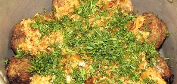 Голубцы ленивые в казане