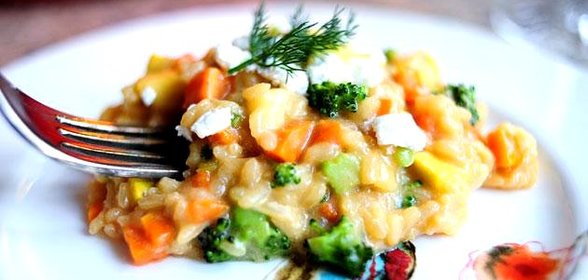 Весеннее ризотто