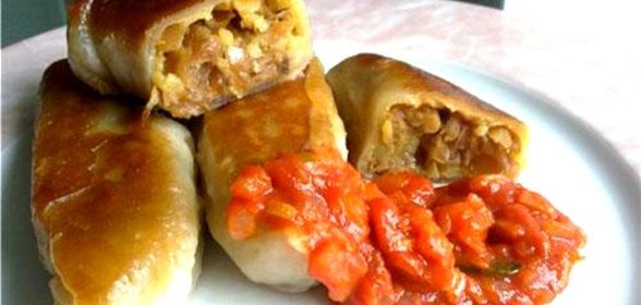 Вареники-Крученики постные