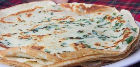 Блины с зеленью