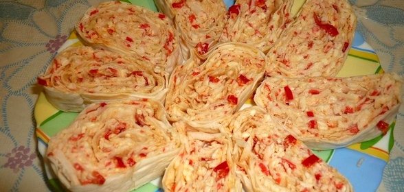 Рулет с лавашом