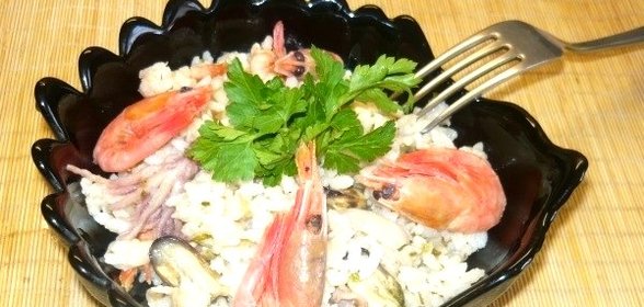 Рис на сковороде