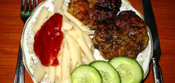 Котлеты из домашнего фарша в панировке