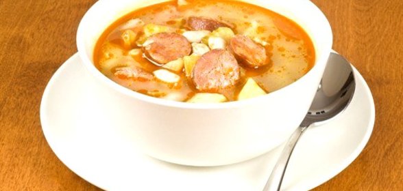 Тушеная фасоль