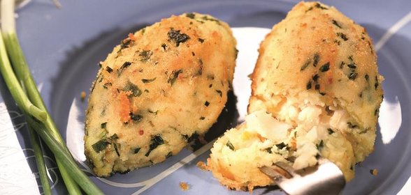 Зразы из картофеля с минтаем