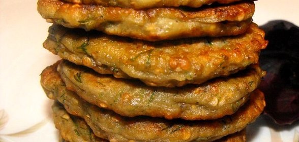 Оладьи из баклажана