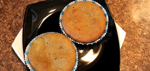 Кексы с зеленым чаем