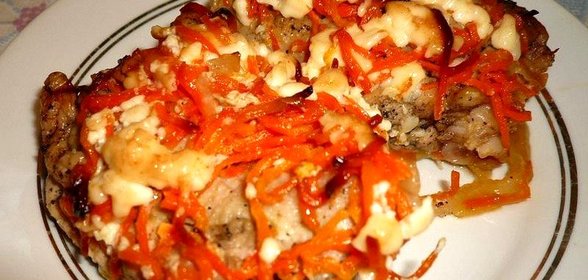 Курочка с морковью по-корейски