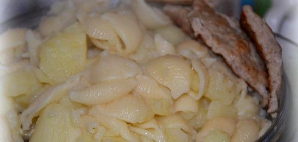 Макароны с картофелем