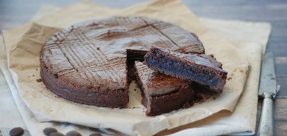 Баскский шоколадный пирог