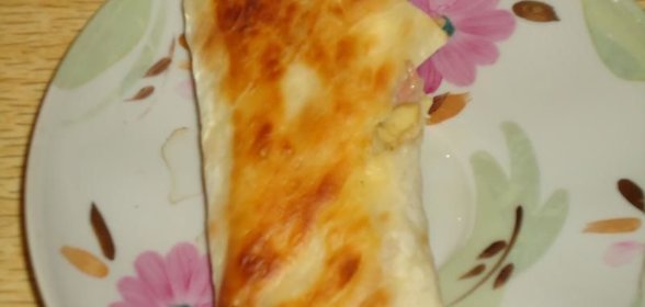 Лаваш с ветчиной