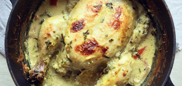 Курица в кокосовом молоке