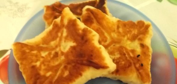 Конвертики с картофелем и ветчиной