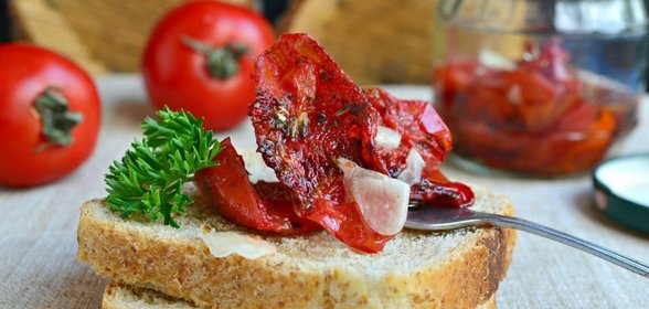 Вяленые помидоры быстрого приготовления в СВЧ