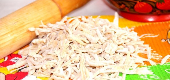 Тесто для домашней лапши