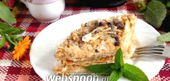 Слоёный торт «Лентяйка»