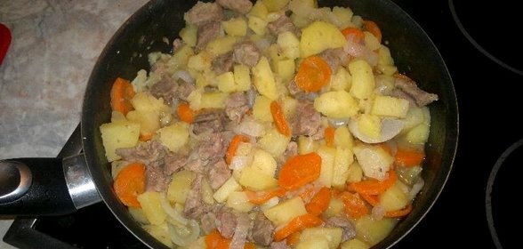 Жаркое с мясом кабана