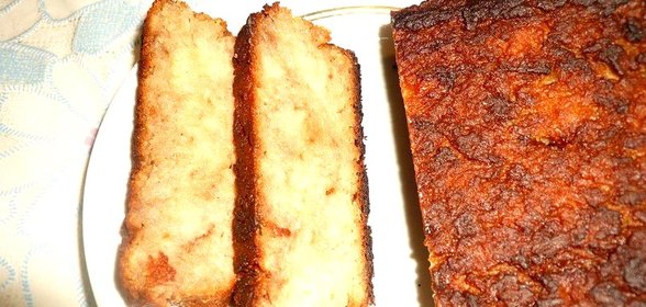 Сладкий картофельный пирог с яблоками