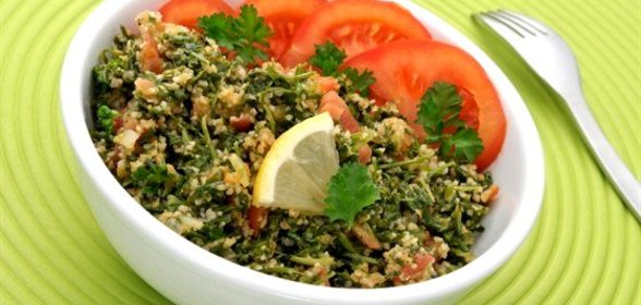 Табуле с красным луком