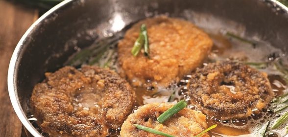 Шницель из шампиньонов