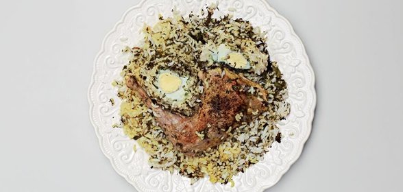 Карабахский плов с цесаркой