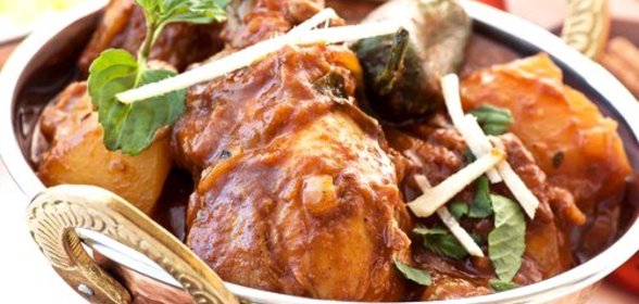 Куриные кусочки с имбирем и соевым соусом