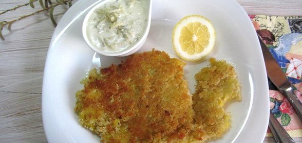 Куриные грудки с имбирем в панировке
