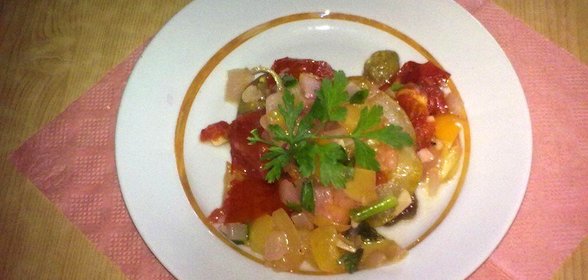 Капама из баклажанов