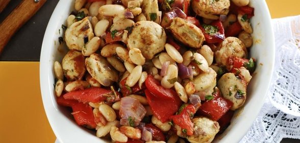 Фасолиа плаки - рагу из белой фасоли