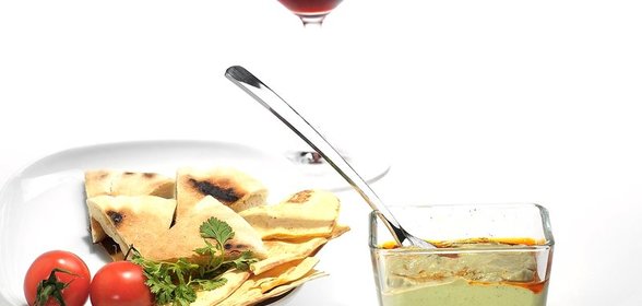 Бабагануш с натуральным йогуртом