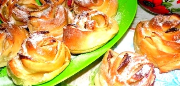 Яблочные булочки