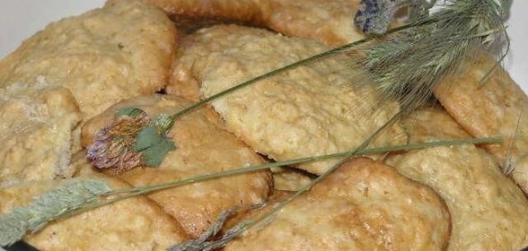 Постное овсяное печенье